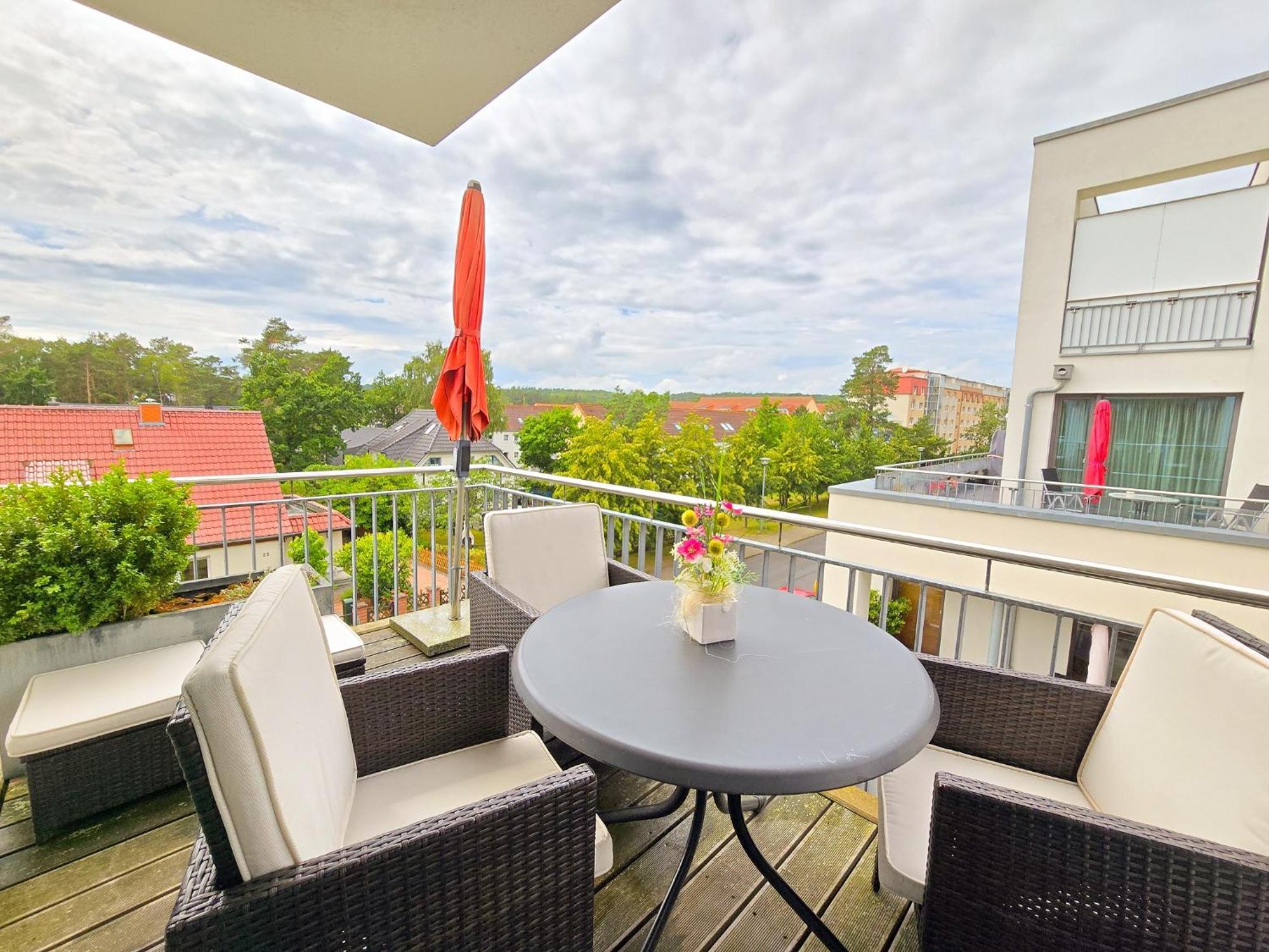 Strandvillen Binz - Ferienwohnung Mit 1 Schlafzimmer Und Balkon Dr-421 エクステリア 写真
